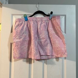 BP pink tie dye shorts size 2x